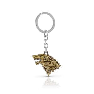 game of thrones stark winter is coming keychain