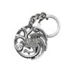 game of thrones Targaryen fire and blood keychain
