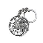 game of thrones Targaryen fire and blood keychain