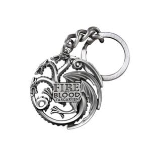 game of thrones Targaryen fire and blood keychain