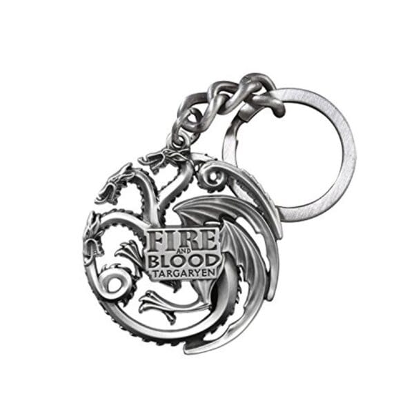 game of thrones Targaryen fire and blood keychain