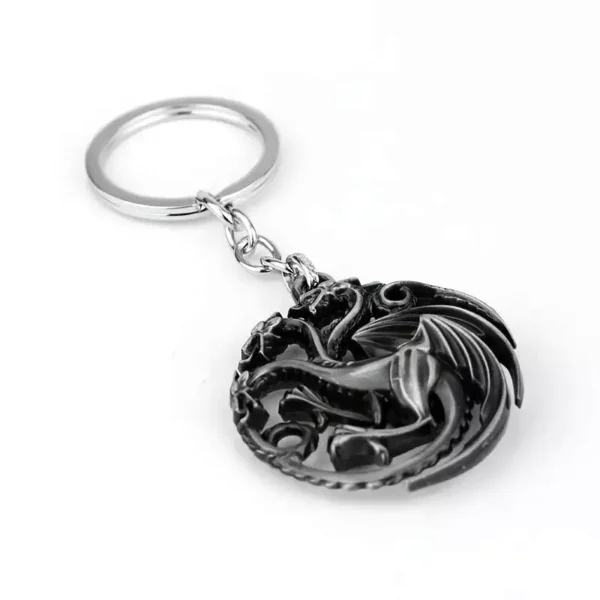 game of thrones Targaryen fire and blood keychain