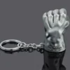 hulk fist metal keychain