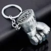 hulk fist metal keychain