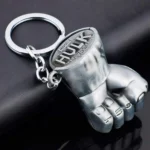 hulk fist metal keychain