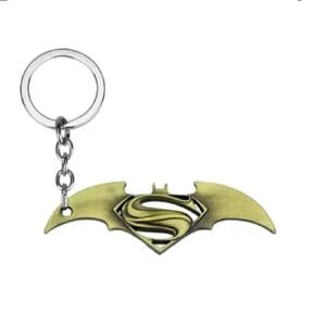 superman-batman-Golden-Metal-keychain