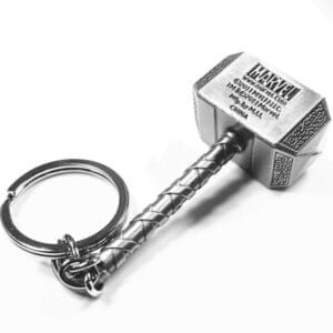 thor hammer metal keychain