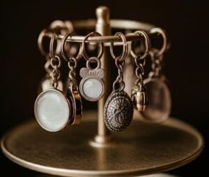 rotating display keychain